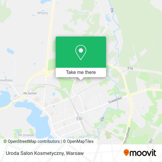 Uroda Salon Kosmetyczny map