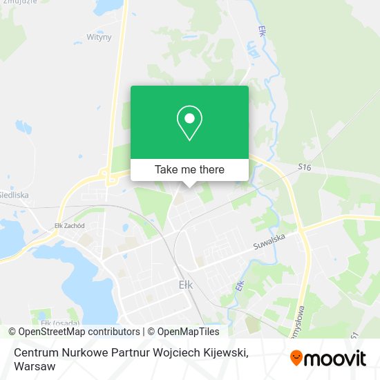 Centrum Nurkowe Partnur Wojciech Kijewski map