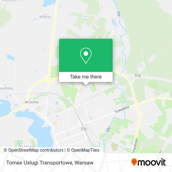 Tomex Uslugi Transportowe map