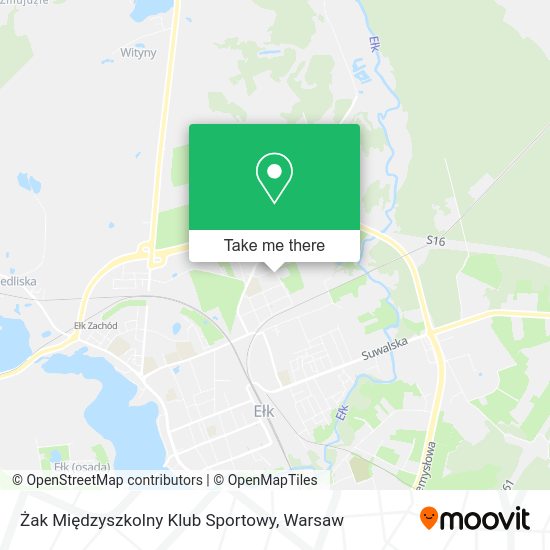 Żak Międzyszkolny Klub Sportowy map