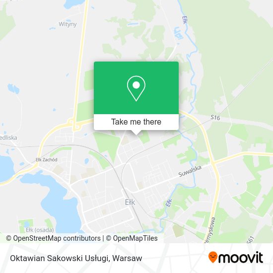 Oktawian Sakowski Usługi map