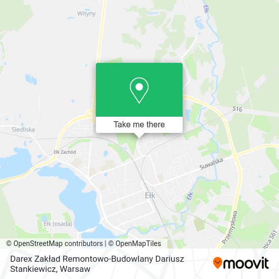 Darex Zakład Remontowo-Budowlany Dariusz Stankiewicz map