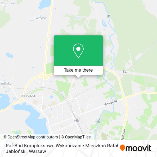 Raf-Bud Kompleksowe Wykańczanie Mieszkań Rafał Jabłoński map