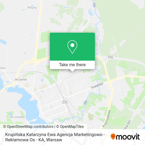 Krupińska Katarzyna Ewa Agencja Marketingowo - Reklamowa Os - KA map