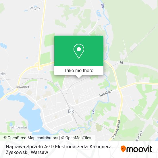 Naprawa Sprzetu AGD Elektronarzedzi Kazimierz Zyskowski map