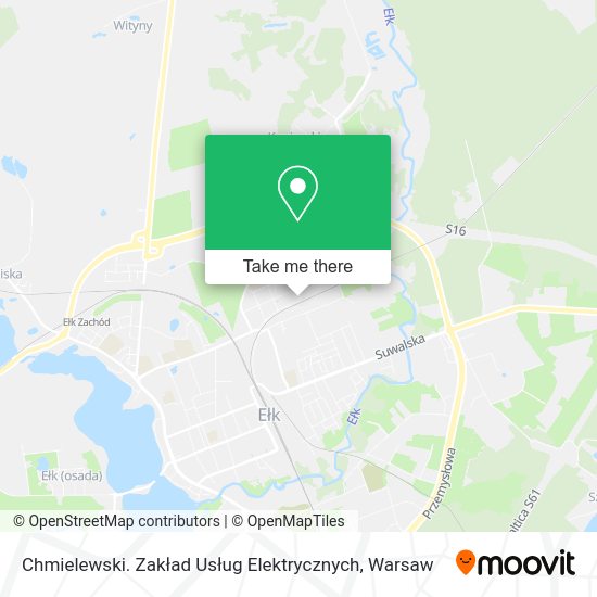 Chmielewski. Zakład Usług Elektrycznych map