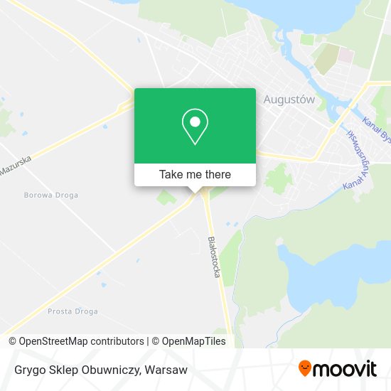 Grygo Sklep Obuwniczy map