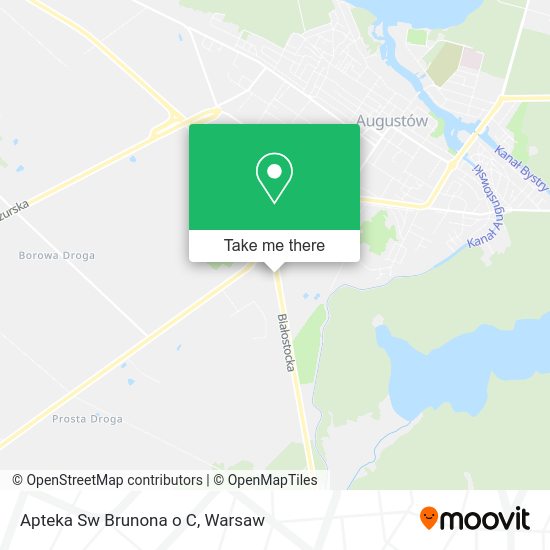 Apteka Sw Brunona o C map