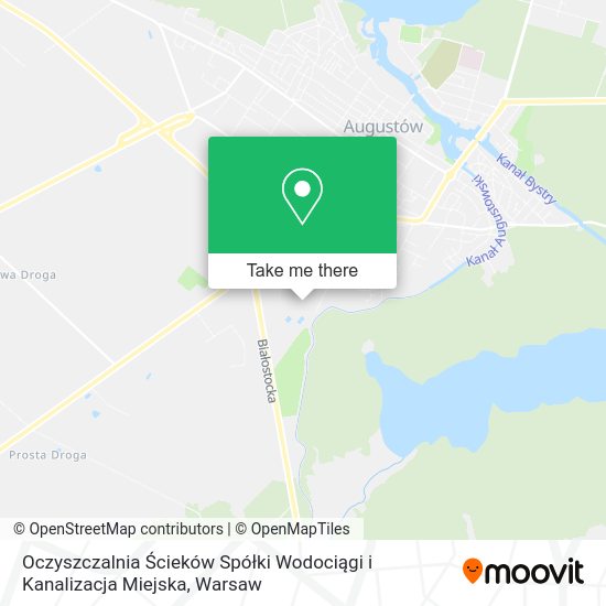 Oczyszczalnia Ścieków Spółki Wodociągi i Kanalizacja Miejska map