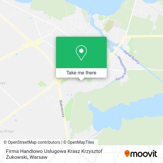 Firma Handlowo Usługowa Krasz Krzysztof Żukowski map