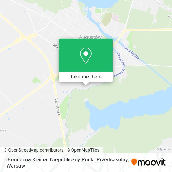 Słoneczna Kraina. Niepubliczny Punkt Przedszkolny map