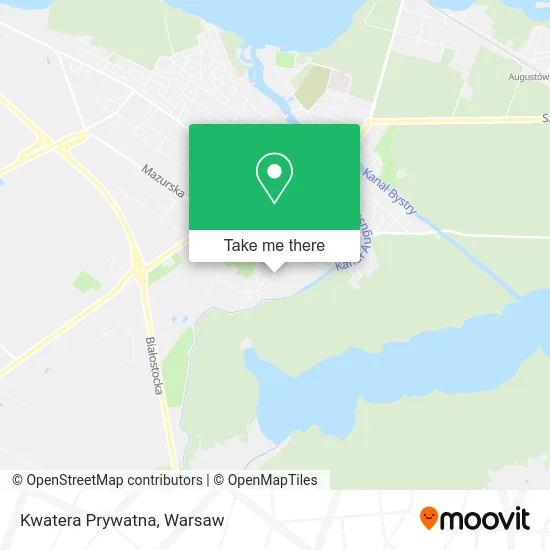 Карта Kwatera Prywatna