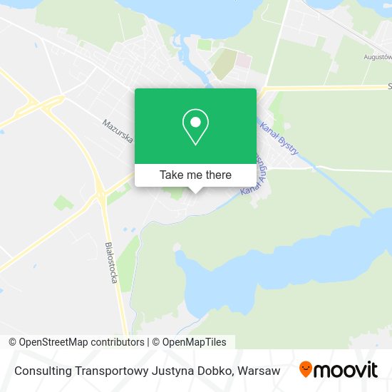 Consulting Transportowy Justyna Dobko map