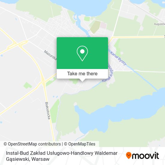 Instal-Bud Zakład Usługowo-Handlowy Waldemar Gąsiewski map