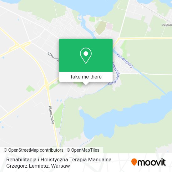 Rehabilitacja i Holistyczna Terapia Manualna Grzegorz Lemiesz map