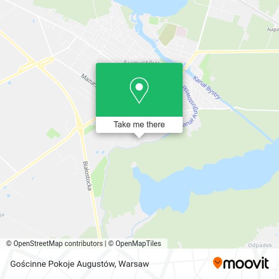 Gościnne Pokoje Augustów map