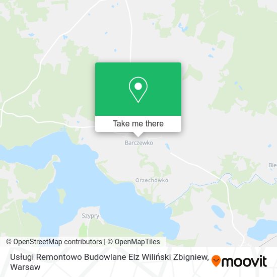 Usługi Remontowo Budowlane Elz Wiliński Zbigniew map