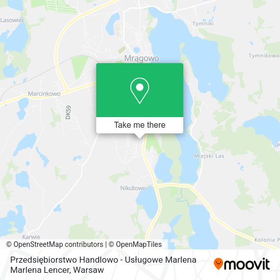 Przedsiębiorstwo Handlowo - Usługowe Marlena Marlena Lencer map