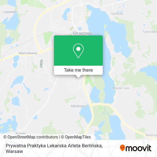 Prywatna Praktyka Lekarska Arleta Berlińska map