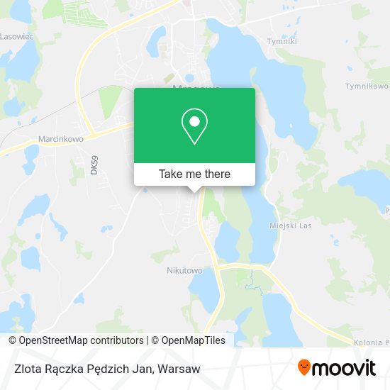 Zlota Rączka Pędzich Jan map