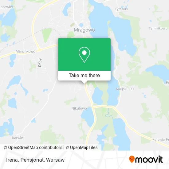 Карта Irena. Pensjonat