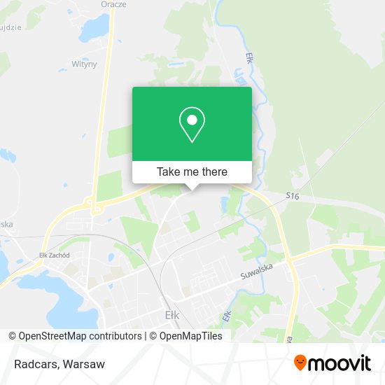 Radcars map