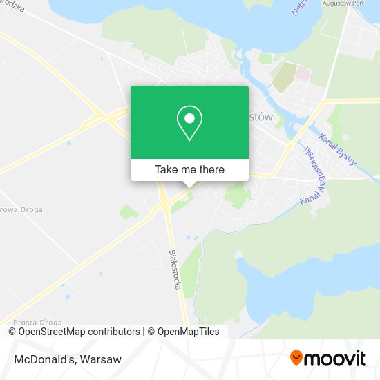 McDonald's map