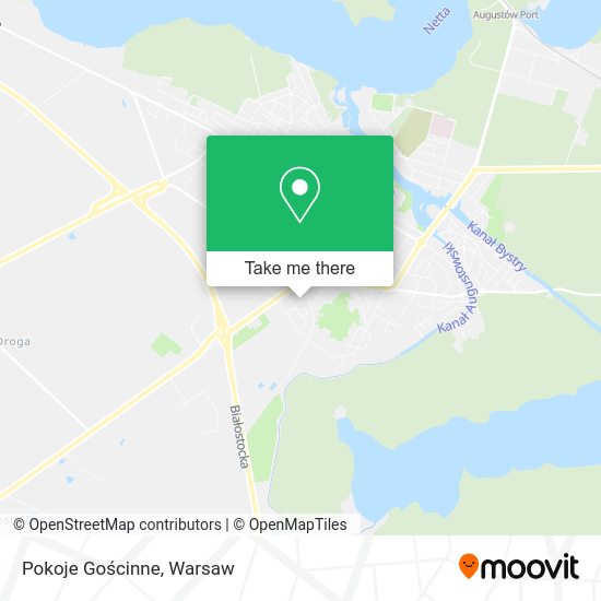 Pokoje Gościnne map