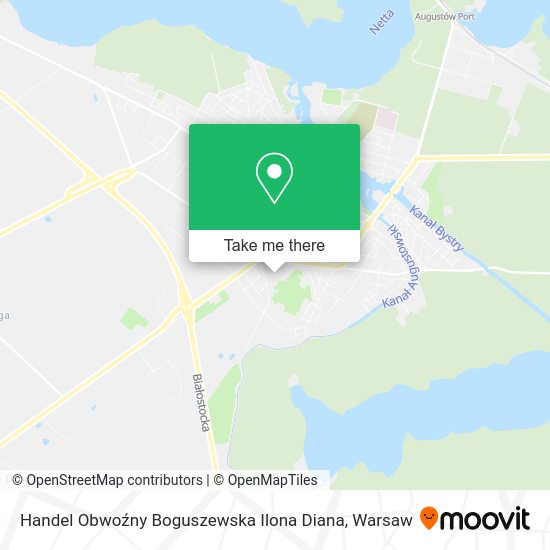 Handel Obwoźny Boguszewska Ilona Diana map