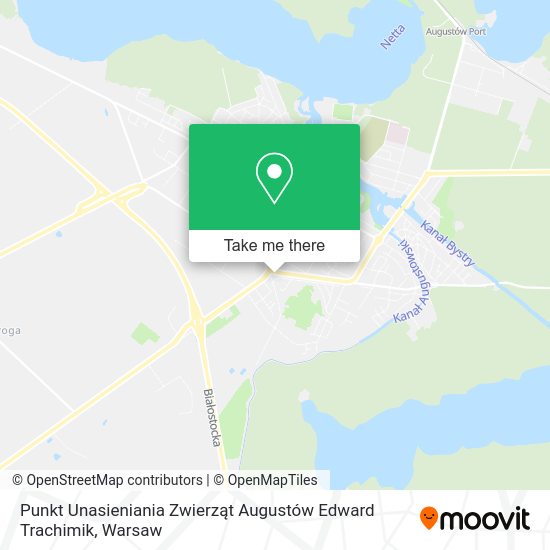 Punkt Unasieniania Zwierząt Augustów Edward Trachimik map