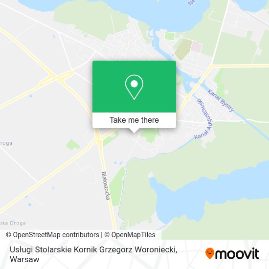 Usługi Stolarskie Kornik Grzegorz Woroniecki map