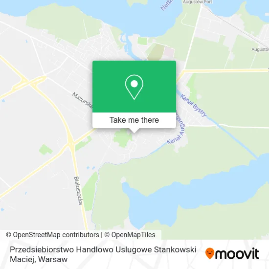 Карта Przedsiebiorstwo Handlowo Uslugowe Stankowski Maciej
