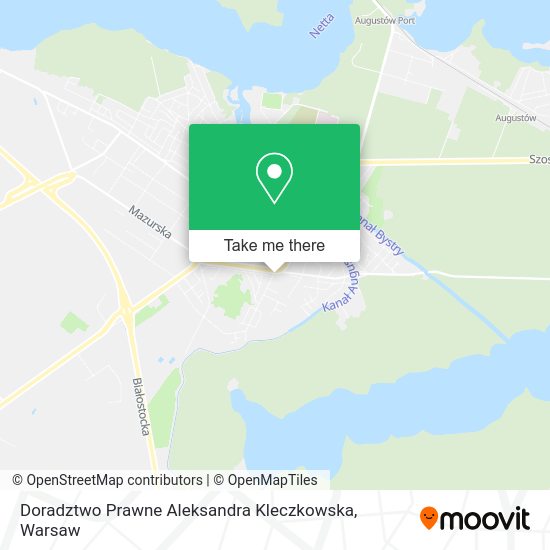 Doradztwo Prawne Aleksandra Kleczkowska map