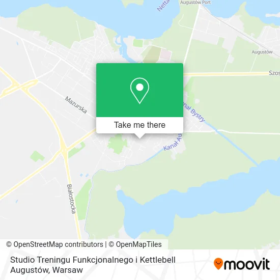 Studio Treningu Funkcjonalnego i Kettlebell Augustów map