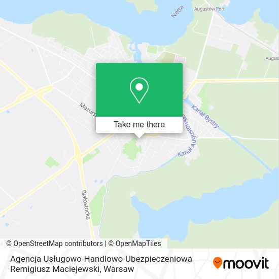 Agencja Usługowo-Handlowo-Ubezpieczeniowa Remigiusz Maciejewski map