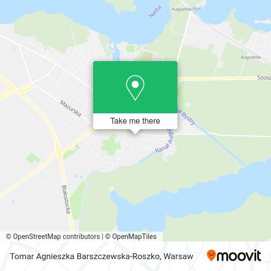 Tomar Agnieszka Barszczewska-Roszko map