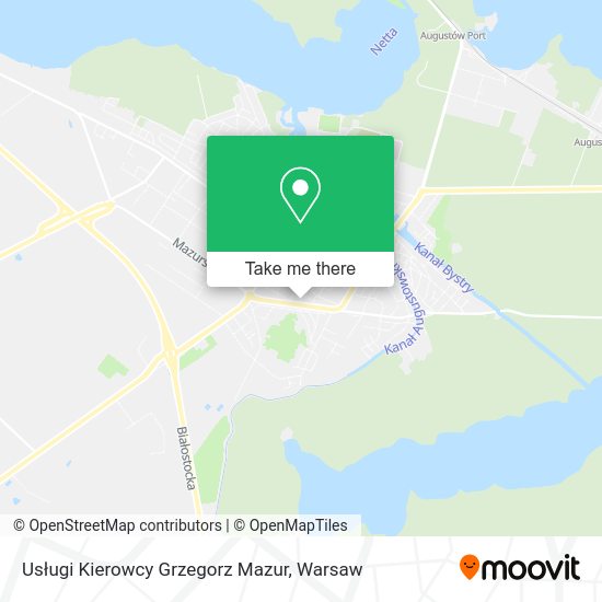 Usługi Kierowcy Grzegorz Mazur map