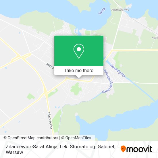 Zdancewicz-Sarat Alicja, Lek. Stomatolog. Gabinet map