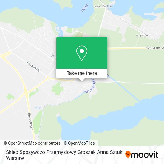 Sklep Spozywczo Przemyslowy Groszek Anna Sztuk map