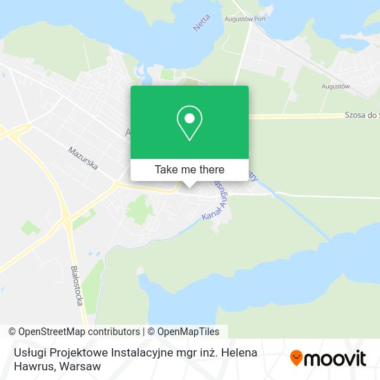 Usługi Projektowe Instalacyjne mgr inż. Helena Hawrus map