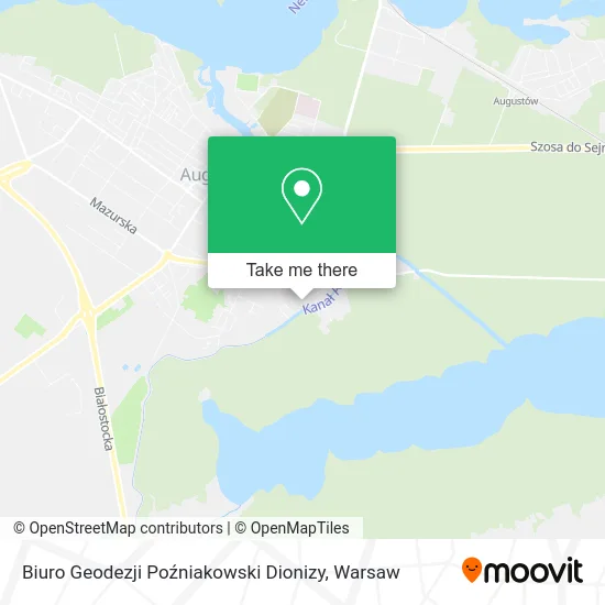 Карта Biuro Geodezji Poźniakowski Dionizy