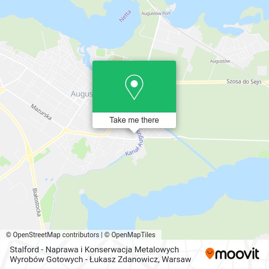 Stalford - Naprawa i Konserwacja Metalowych Wyrobów Gotowych - Łukasz Zdanowicz map