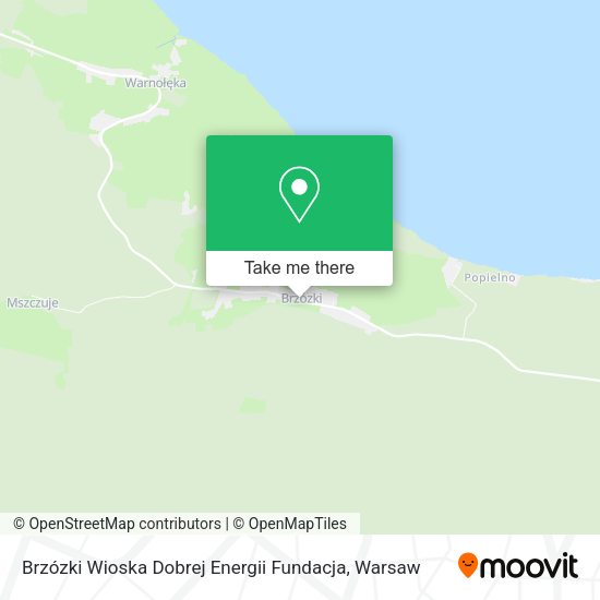 Brzózki Wioska Dobrej Energii Fundacja map