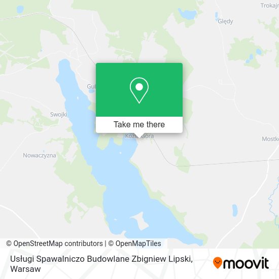 Usługi Spawalniczo Budowlane Zbigniew Lipski map