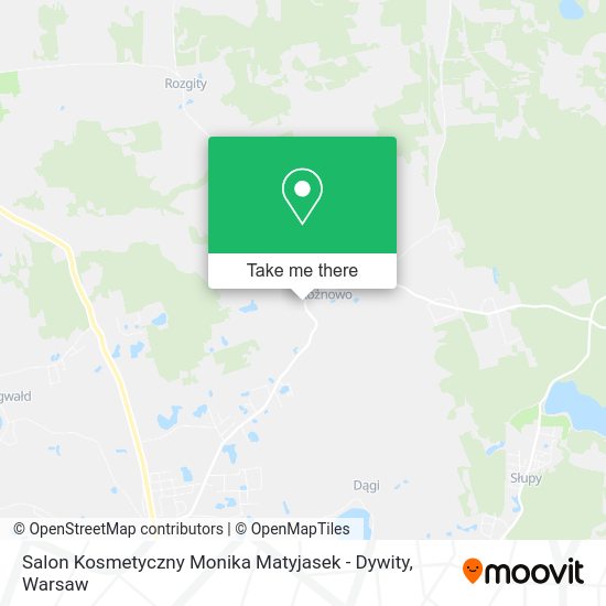 Salon Kosmetyczny Monika Matyjasek - Dywity map