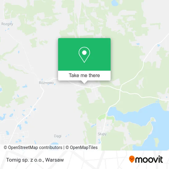 Карта Tomig sp. z o.o.