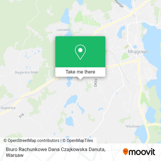 Biuro Rachunkowe Dana Czajkowska Danuta map