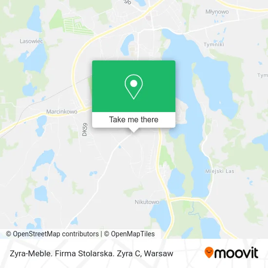 Карта Zyra-Meble. Firma Stolarska. Zyra C