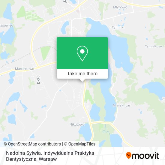 Nadolna Sylwia. Indywidualna Praktyka Dentystyczna map