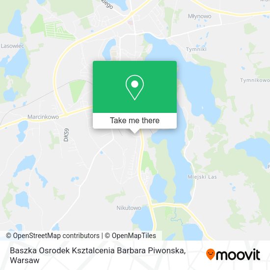 Baszka Osrodek Ksztalcenia Barbara Piwonska map